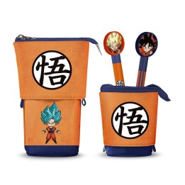 Portatodo + 2 boligrafos borrables Dragon Ball Super