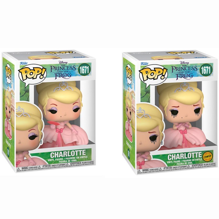 Figura POP Disney Tiana y el Sapo Charlotte 5 + 1 Chase