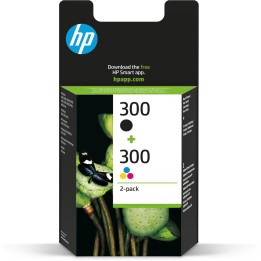 HP 300 Cartucho Tinta Original Negro y Tricolor Pack
