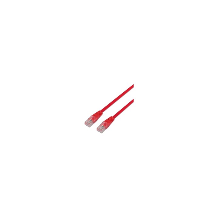 LATIGUILLO RJ45 CAT-5E 2M UTP NANOCABLE ROJO 10.20.0102-R