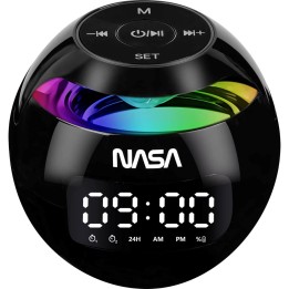 Nasa SP200 Altavoz Bluetooth, con Reloj y Alarma