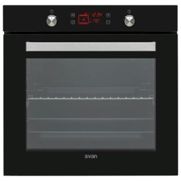 Svan SVH375N Horno 78L 10F Guia Display Tactil Cristal Negro