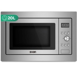 Svan SMWI2701DGX Microondas 20L C/Grill Dig Inox Integración