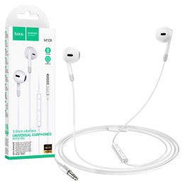 Hoco M109 Auricular con Micrófono y Clavija 3.5mm Blanco