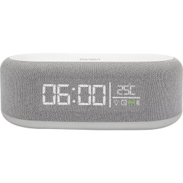 Nasa SPC400 Altavoz Bluetooth con Reloj Alarma y Cargador Inalámbrico