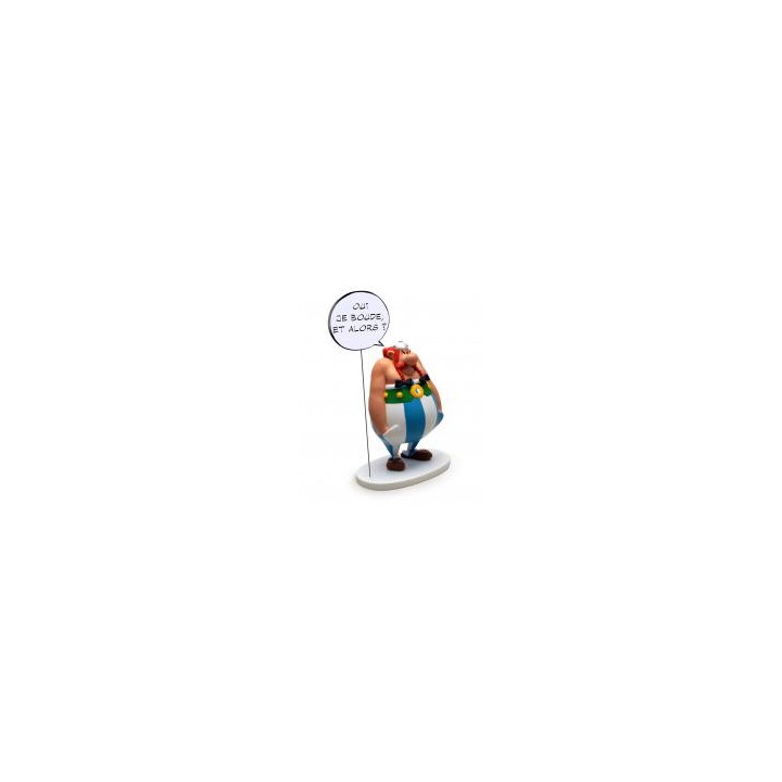 Figura Asterix Obelix Oui Je Boude 18,5cm