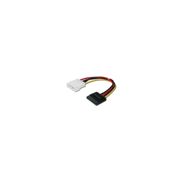 Nanocable 10.19.0205-OEM Cable Alimentación 5.25 Molex 4 pin Sata 16 cm OEM