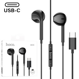 Hoco M101 Auricular USB-C con Micrófono Negro