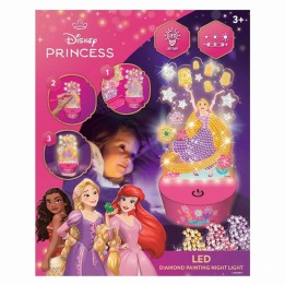 Figura para pintar luz LED Princesas Disney