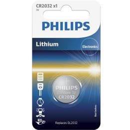 Philips Pila CR2032/01B 3V Lithium 1 PC