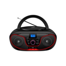 Daewoo DW3013 Radio CD, Bluetooth ,USB, Ecualizador Rojo