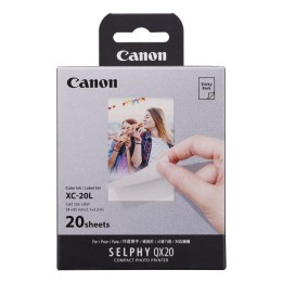 Canon XC-20L Papel Fotográfico para QX20 Pack 20 Pegatinas