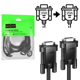 Hoco US11 Cable VGA a VGA de 1 Metro Negro