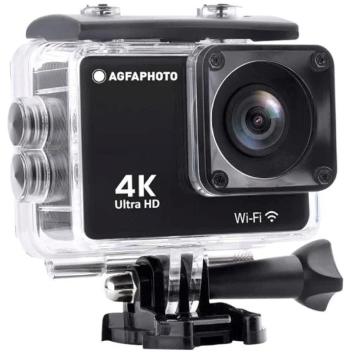 Agfa AC9000 WIFI 4K 30FPS Cámara de Acción Negra