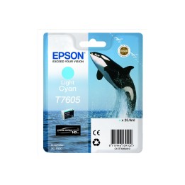 CARTUCHO EPSON T7605 CIAN CLARO C13T76054010
