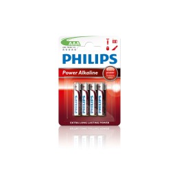 PILAS PHILIPS AAA POWER ALKALINE 4 UDS LR03P4B/10