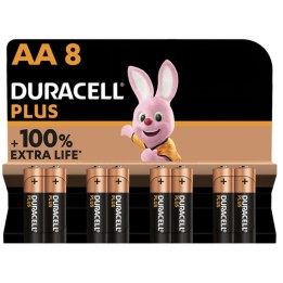 Duracell LR-6 Pila Alcalina Plus (DUR-LR6PBL8)