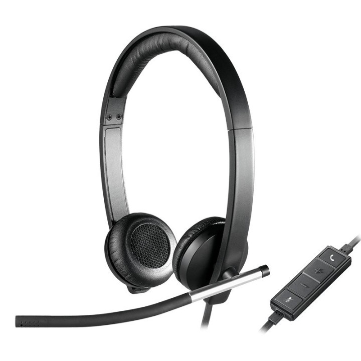 AURICULARES + MICROFONO LOGITECH H650E USB