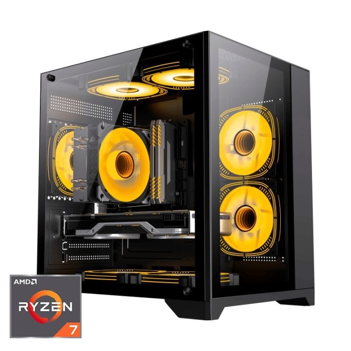 ORDENADOR GAMING INFINITY MINI RGB R7 7700X/16G DDR5/SSD1TB NVME/WIFI+BT/REF.LIQ/800W
