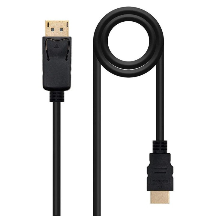 CABLE DISPLAYPORT 1.2A 4K NANOCABLE DP/M - DP/M 3M BLACK