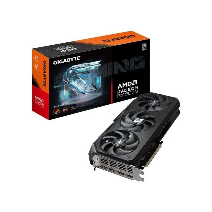 TARJETA DE VIDEO GIGABYTE RADEON RX 9070 GAMING OC 16GB GDRR6 PCIE 5.0
