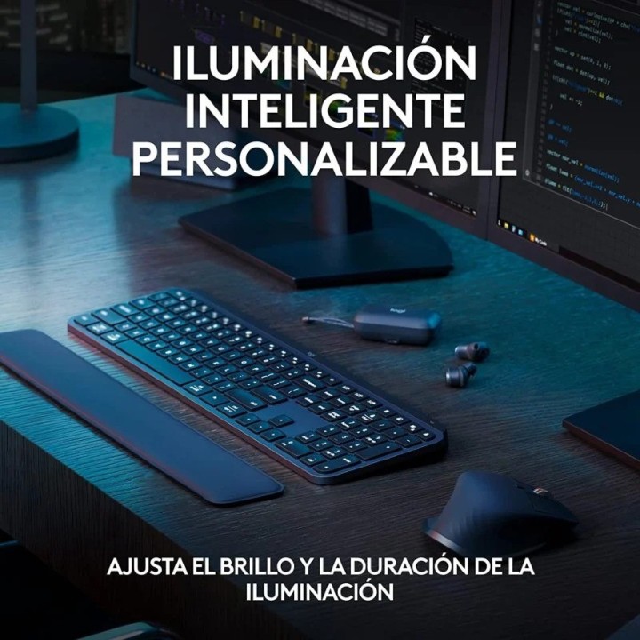TECLADO LOGITECH MX KEYS S BLUETOOTH WIRELESS GRAFITO