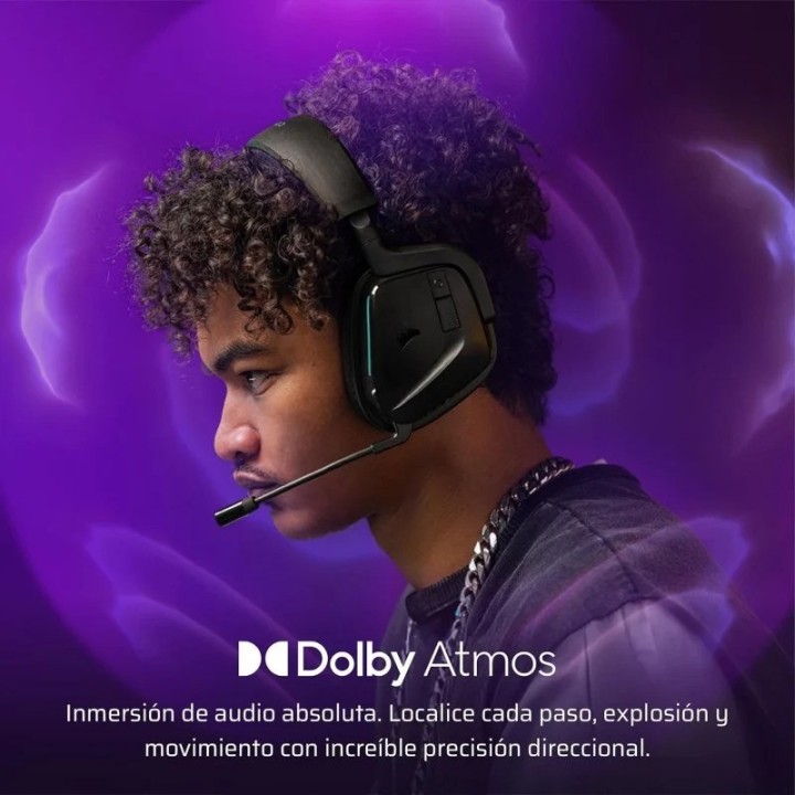 AURICULARES + MICROFONO CORSAIR VOID WIRELESS GAMING HEADSET BLACK