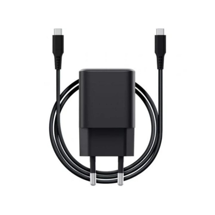 CARGADOR TRUST MAXO 2XUSB-C 65W + CABLE USB-C 2M WHITE