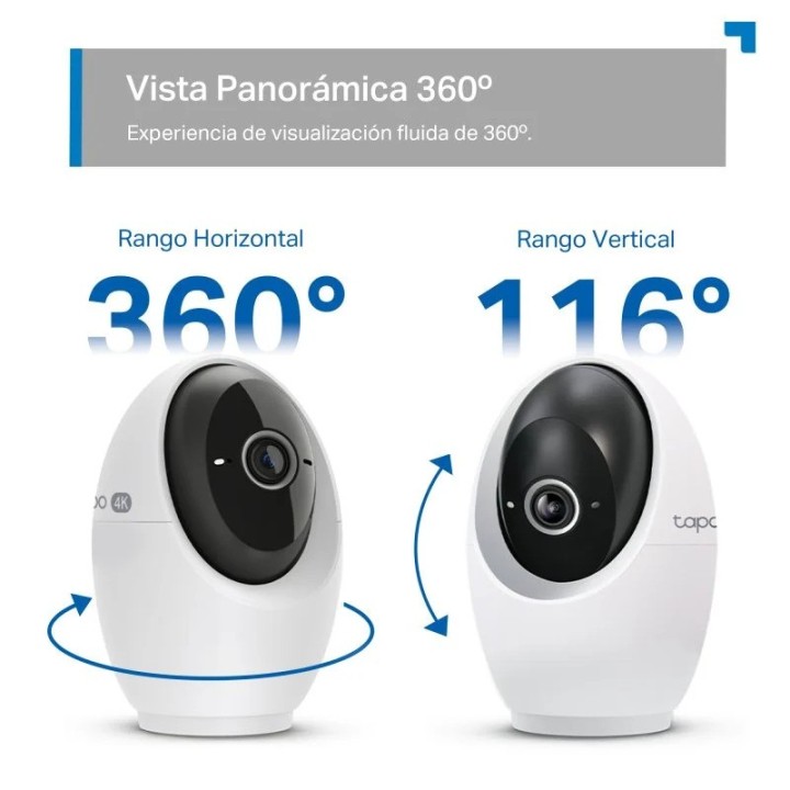 CAMARA IP TP-LINK TAPO C260 WIRELESS 4K 8MP 360º