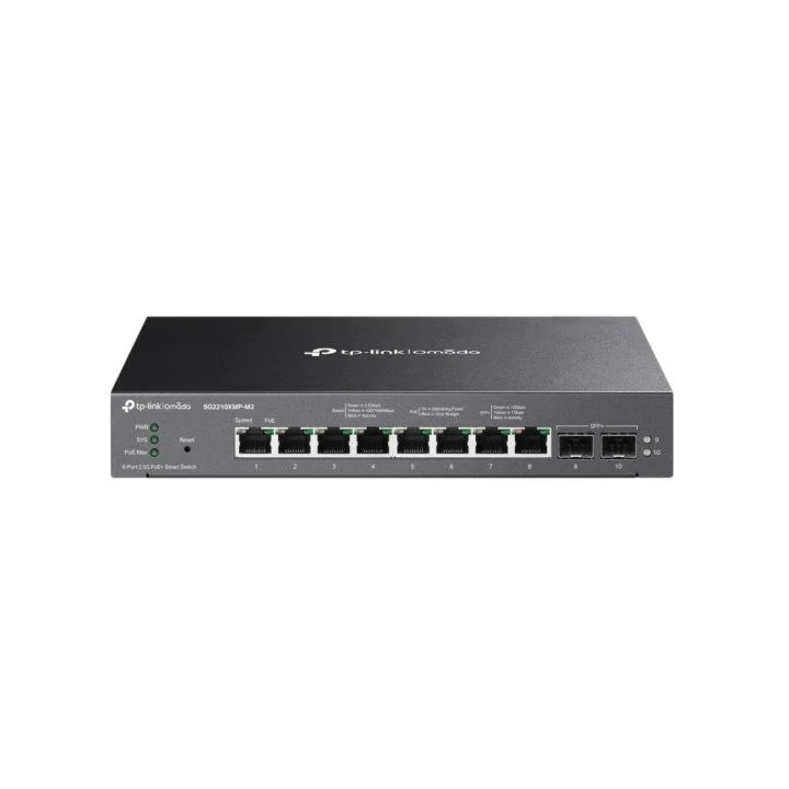 SWITCH TP-LINK OMADA GIGABIT 10 PUERTOS TL-SG2210XMP-M2 8 POE + 2 SFP