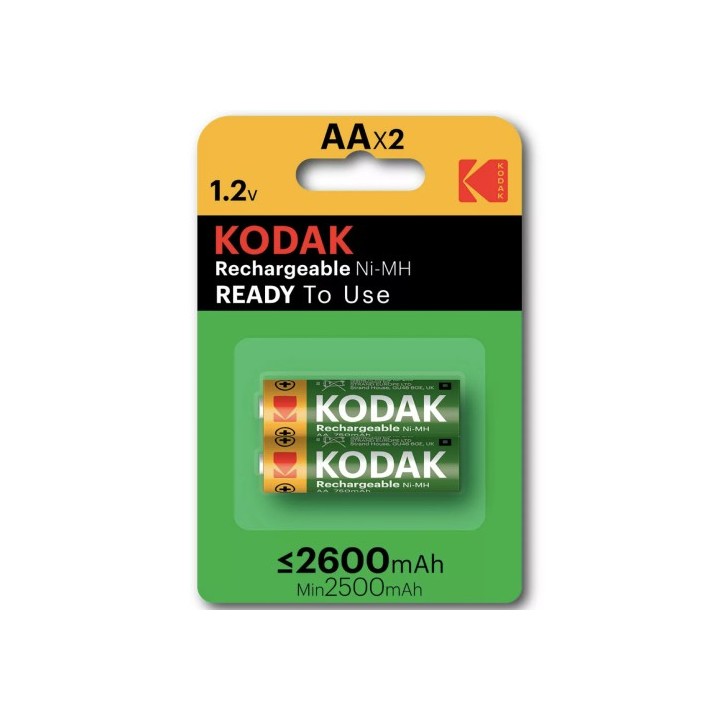KODAK AA RECARGABLE KAAHR-2 2600 mAh 2 UNDS (30955080)