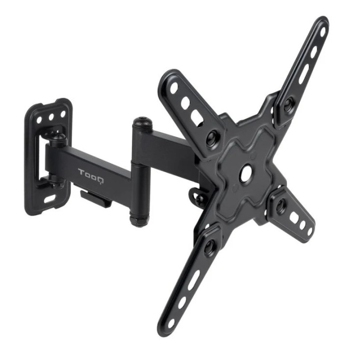 SOPORTE PARED TV MONITOR TOOQ EXTENSIBLE/INCLINABLE/GIRATORIO 13-43 20KG BLACK