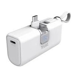 POWERBANK TRUST PACTO 5000MAH USB-C PD WHITE