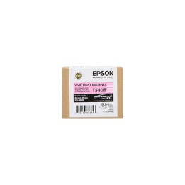 CARTUCHO EPSON T580B MAGENTA CLARO VIVO C13T580B00