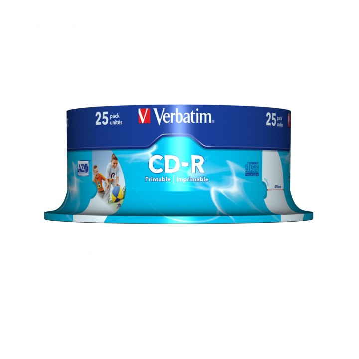 CD-R VERBATIM 25 UNIDADES 700MB 52X 43439