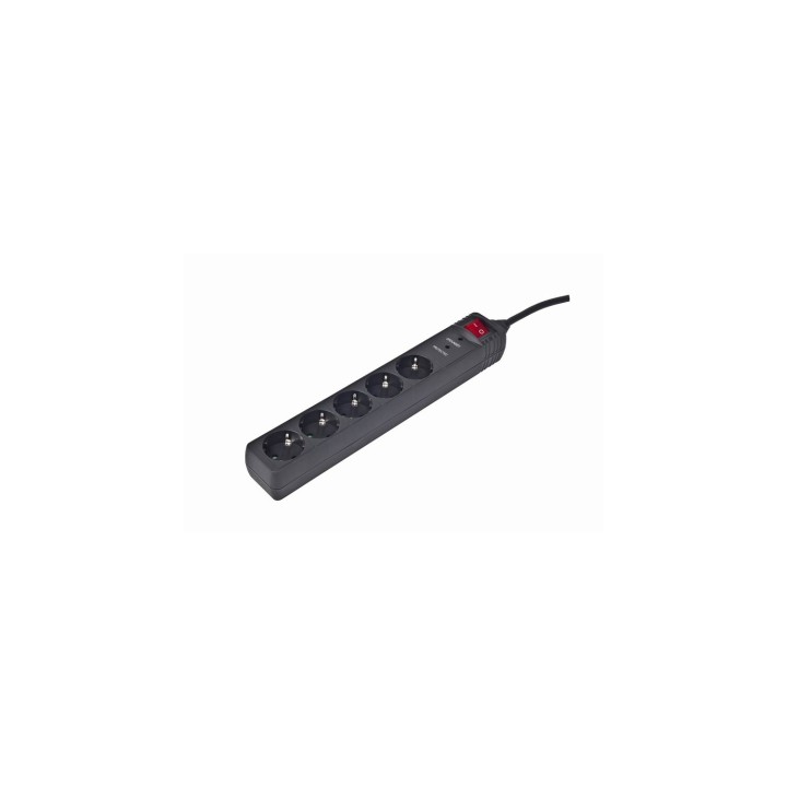 EnerGenie SPG5-C-15 limitador de tensión Negro 5 salidas AC 250 V 4,5 m