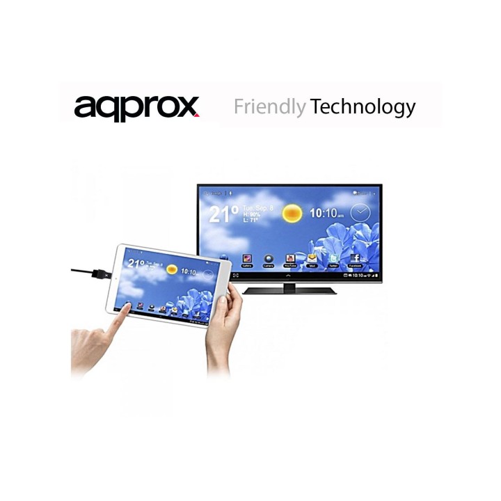 ADAPTADOR HDMI H A MINI HDMI M APPROX APPC18