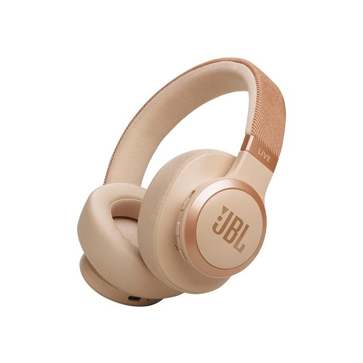 JBL Live 770NC Auricular Cancelación Ruido Bluetooth Sandstone