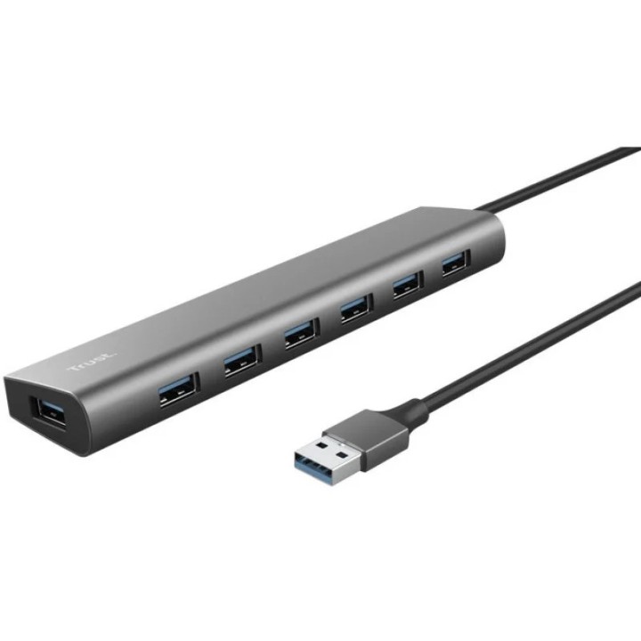 HUB USB TRUST HALYX 7 PUERTOS USB 3.2 7X USB-A 1X USB-C