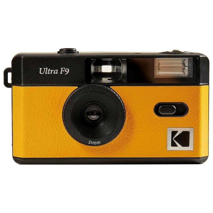Kodak Ultra F9 Cámara Analógica de Carrete 31mm f/9 Amarilla