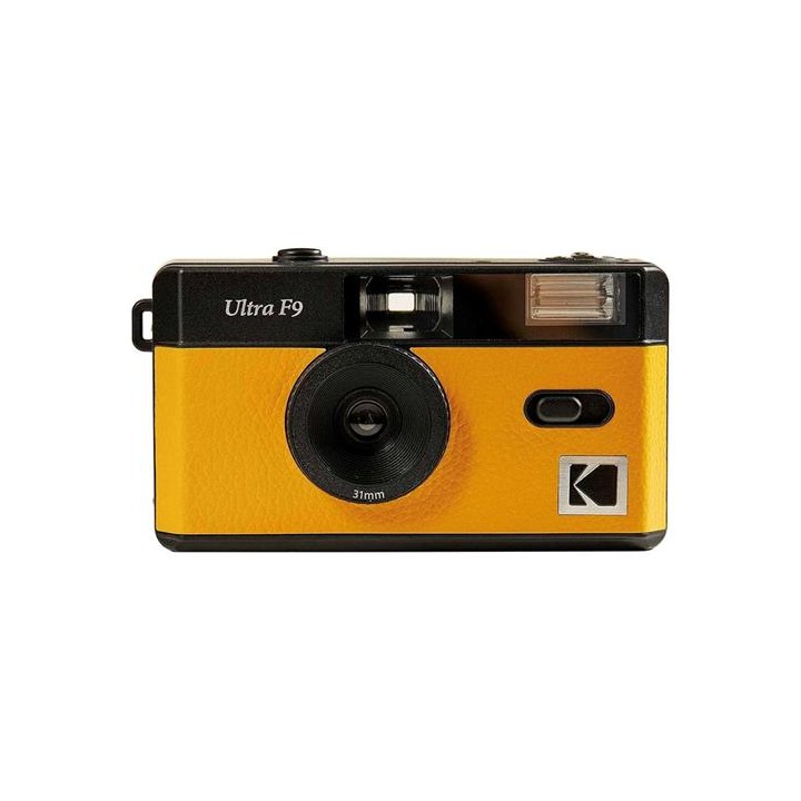 Kodak Ultra F9 Cámara Analógica de Carrete 31mm f/9 Amarilla