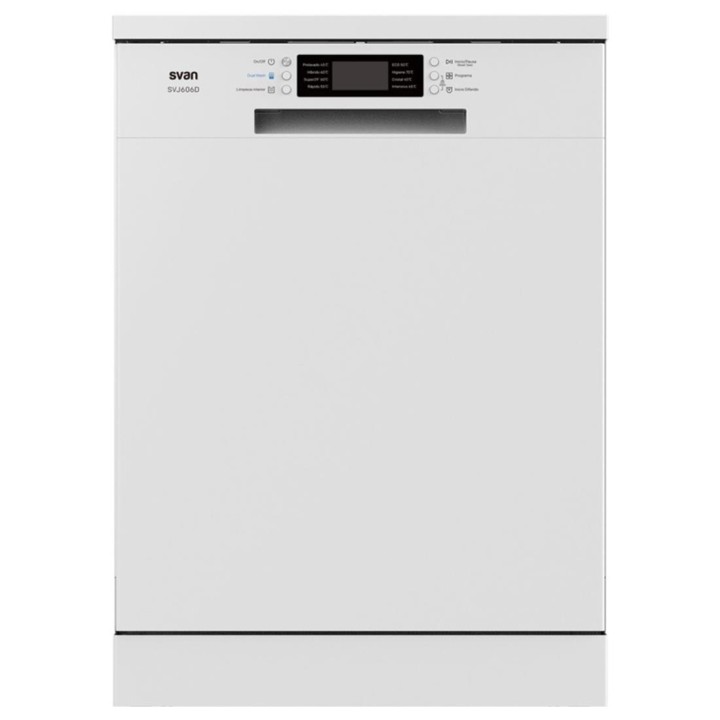 Svan SVJ606D 3ª Band + Cesto Lavavajillas 15C 6P 60cm Blanco