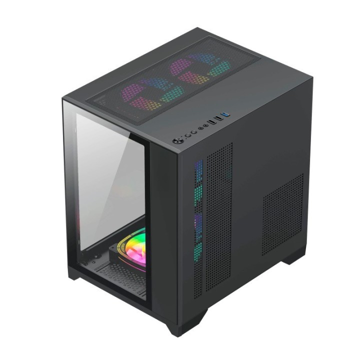 ORDENADOR GAMING INFINITY MINI RGB R7 7700X/16G DDR5/SSD1TB NVME/WIFI+BT/REF.LIQ/800W/W11PRO