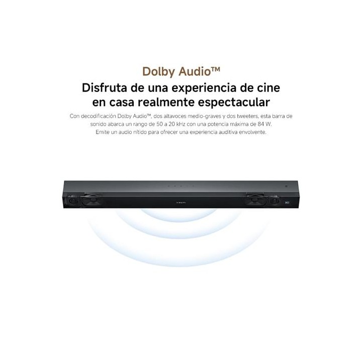 Barra de Sonido Xiaomi Sound Bar Pro 2.0 84W Bluetooth y Dolby Audio