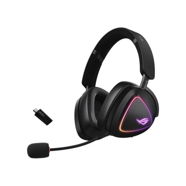 AURICULARES + MICROFONO ASUS GAMING ROG DELTA II INALAMBRICO BLACK