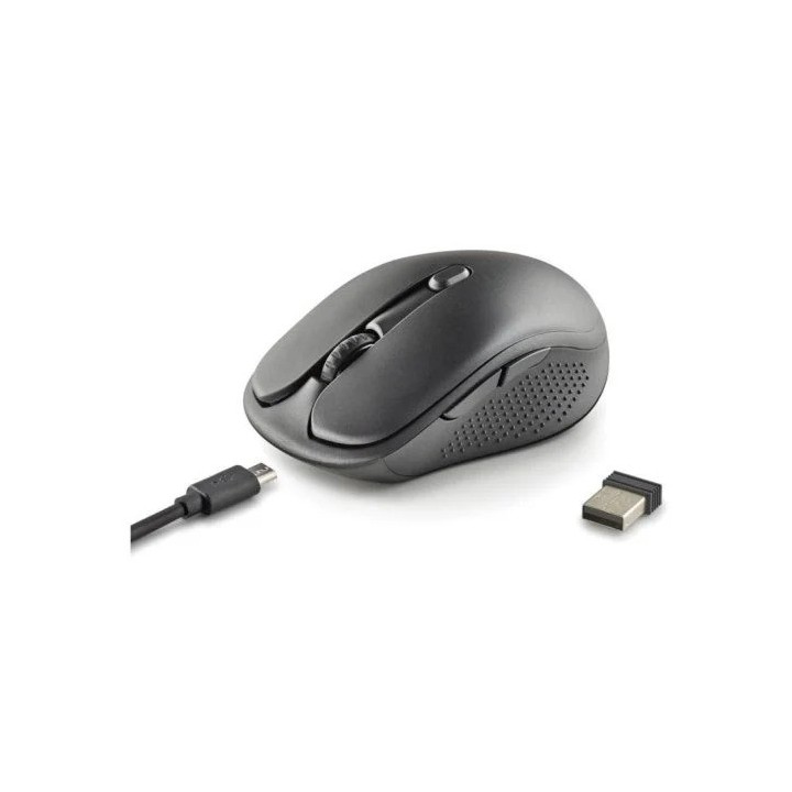 RATON NGS EVO SPOOK WIRELESS RECARGABLE MULTIMODO BLACK