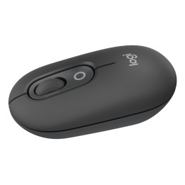 Logitech POP Mouse, ratón inalámbrico Bluetooth compacto y portátil con botones programables y clics discretos, tecnología
