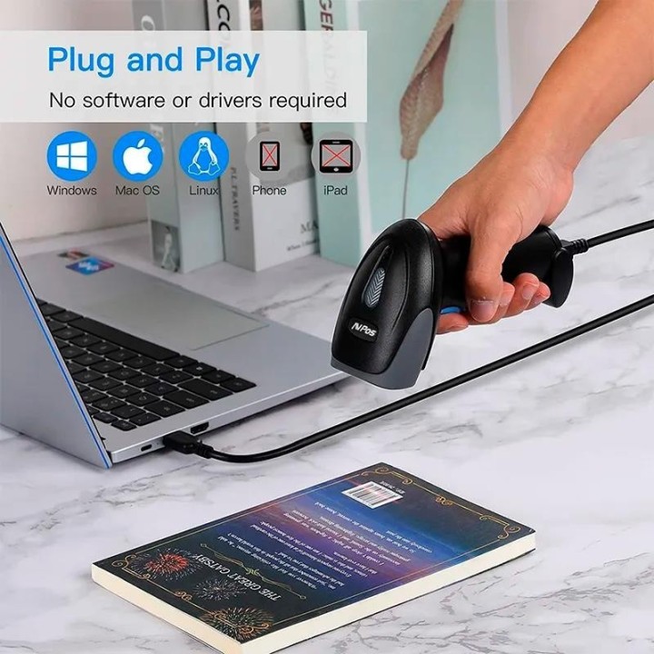 LECTOR AVPOS CODIGOS 2D + QR 920 USB