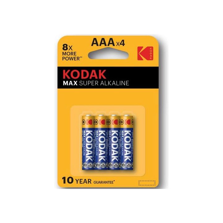 KODAK LR-03 AAA MAX ALKALINA 4 UNDS (30952812)