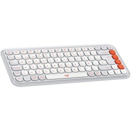 TECLADO LOGITECH POP ICON KEYS WIRELESS ROSE/WHITE